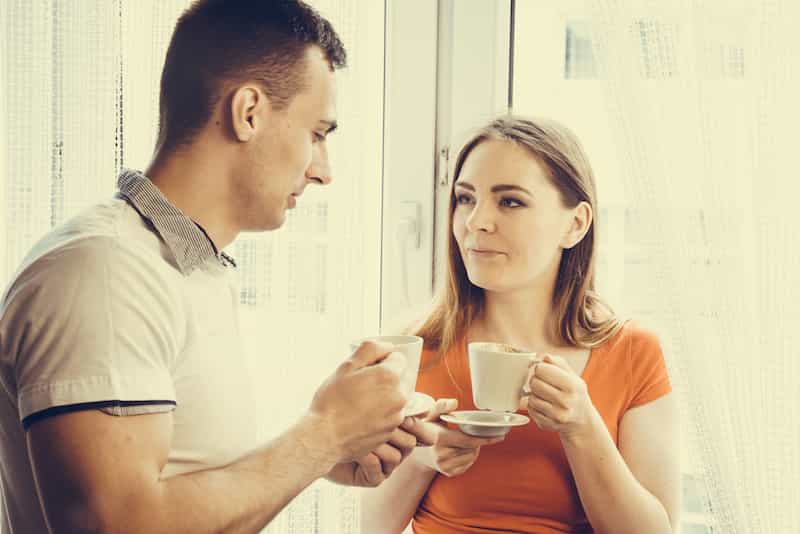 man and woman on a recovery date